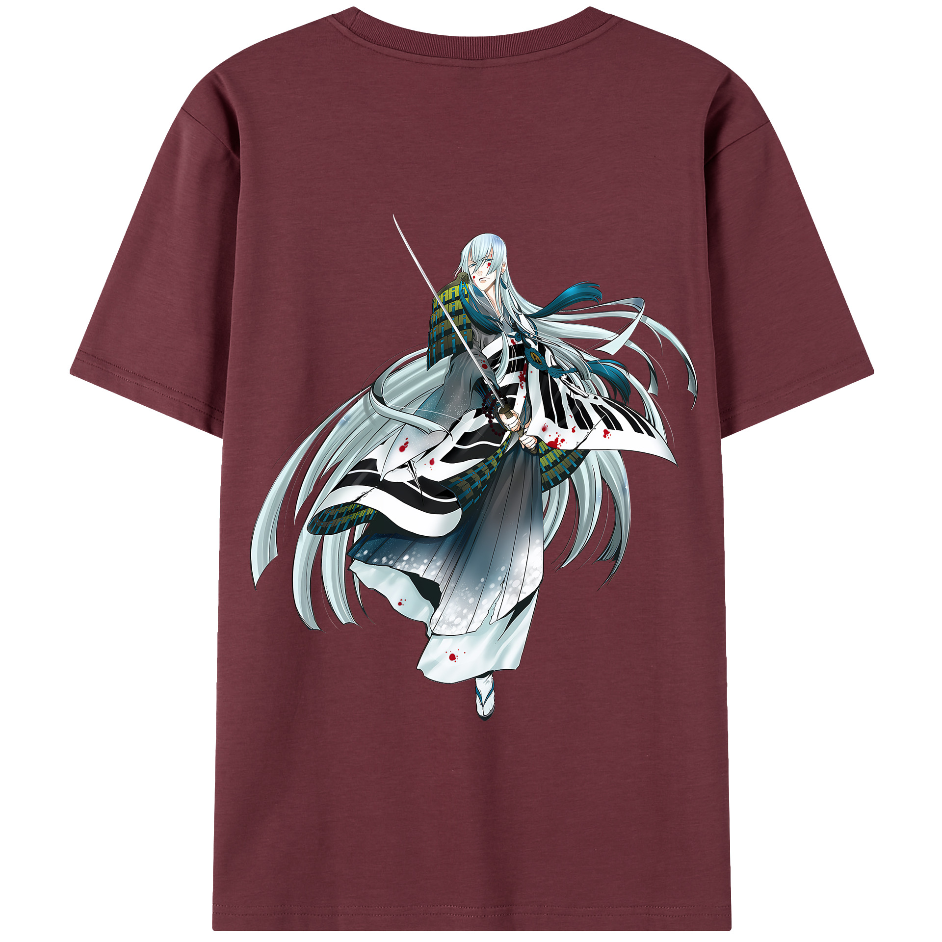 （画像用） 刀剣乱舞 Touken Ranbu 綿100％半袖Tシャツ（背面プリント）